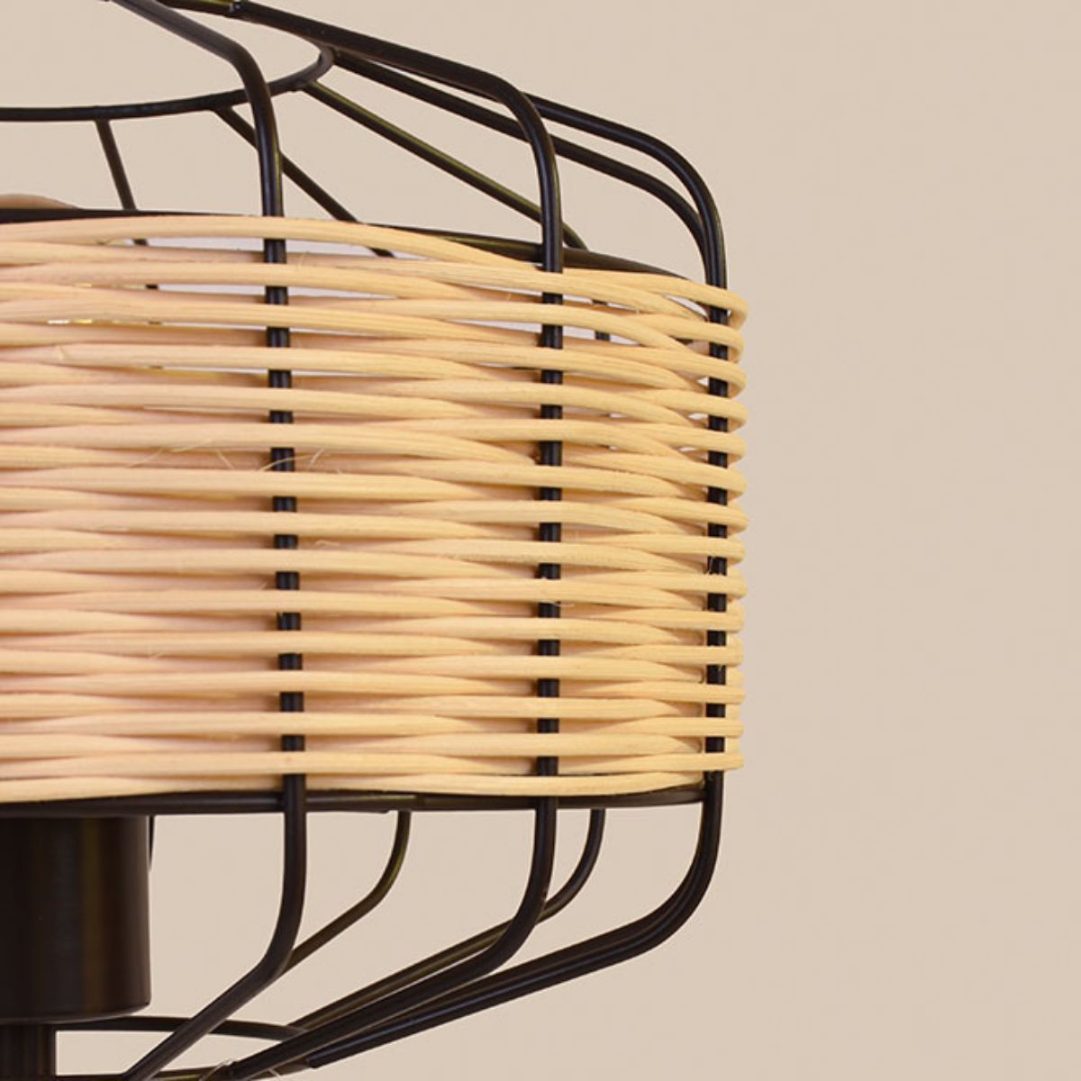 Lampara-de-sobremesa-Solange-Lumit--60W-mimbre-natural-marron-Ø25x455-cm-detalles