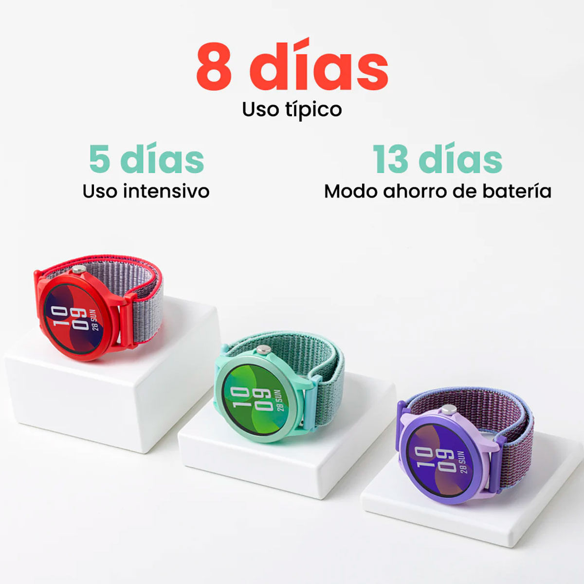 Smartwatch SPC Smartee Duo Vivo 1,27’’ manos libres + correa extra púrpura 5