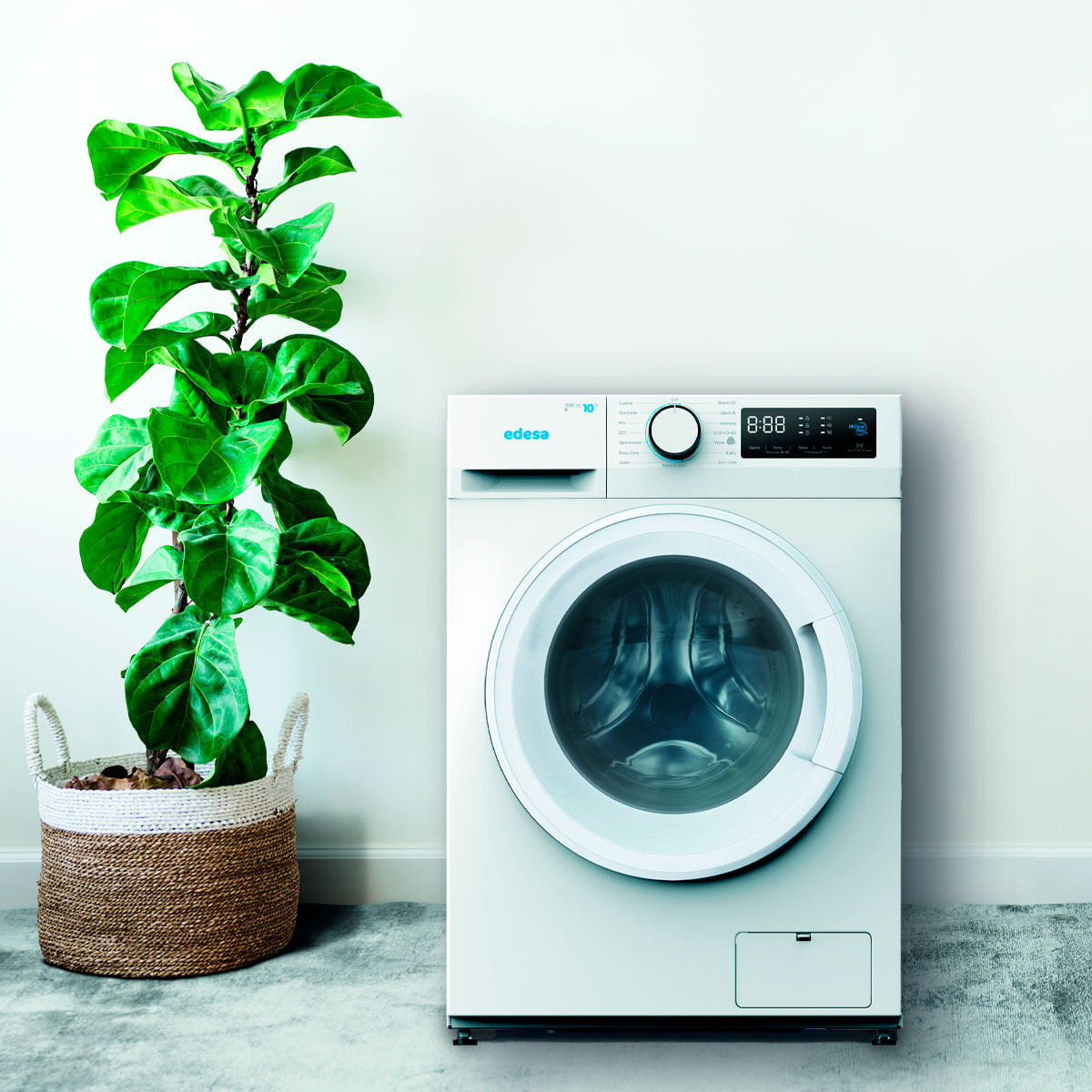 Lavadora Edesa EWF-1710 WH 10kg 1500 rpm autoajuste de carga B blanco 85 cm 5
