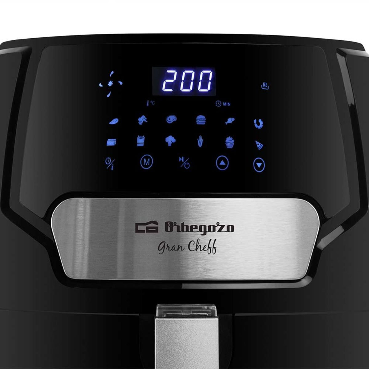 Freidora-de-aire-Orbegozo-FDR65-4L-1500W-12-programas-negro-detalle