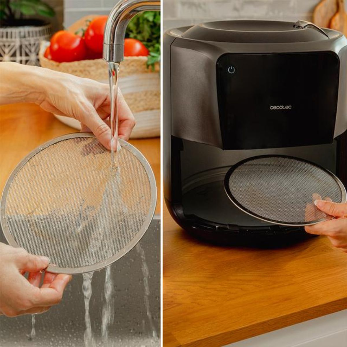 Freidora-de-aire-Cecotec-Cecofry-Rain-55L-1550W-7-niveles-de-coccion-negro