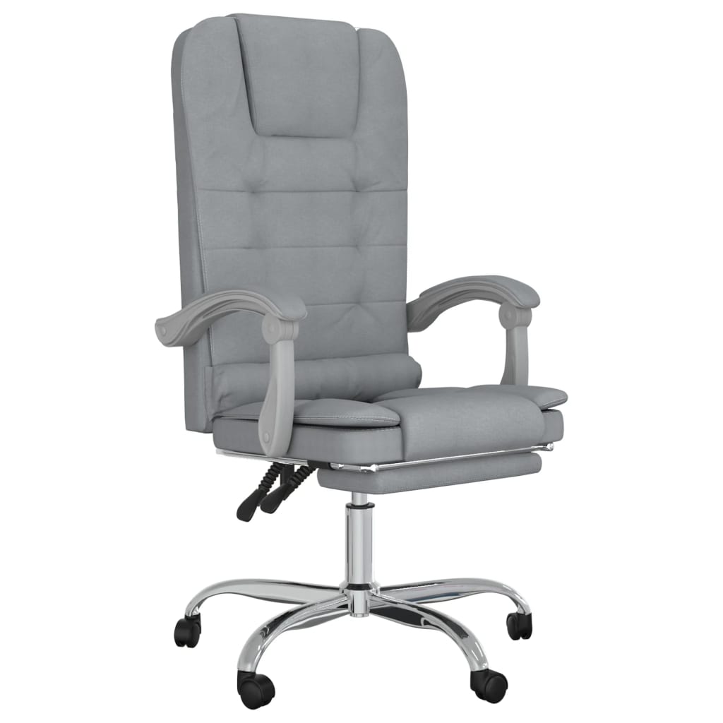 Silla de oficina Roca reclinable con altura ajustable 112,5-122x63x56 cm