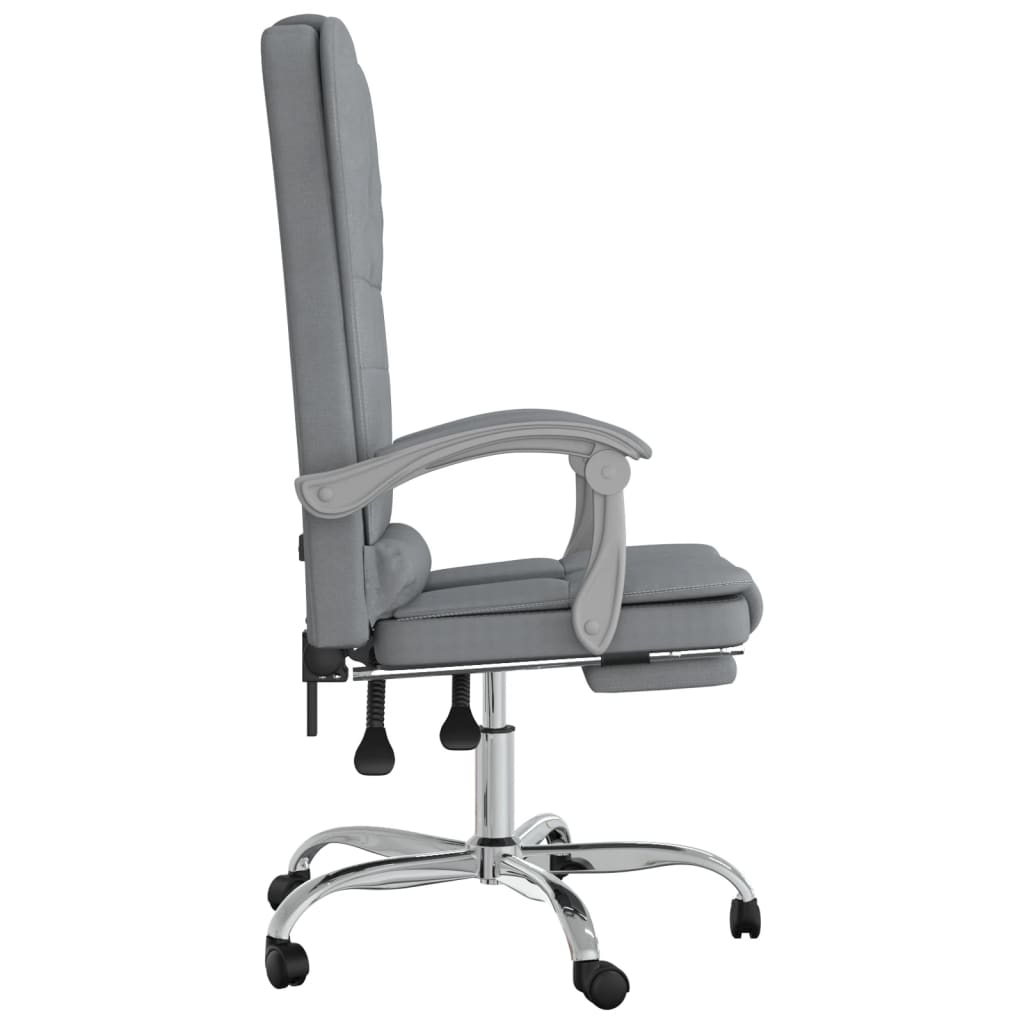Silla de oficina Roca reclinable con altura ajustable 112,5-122x63x56 cm