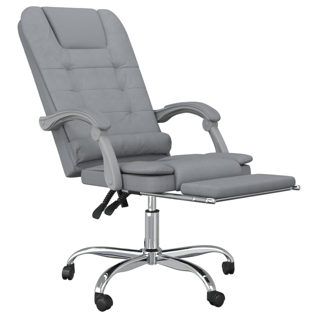 Silla de oficina Roca reclinable con altura ajustable 112,5-122x63x56 cm