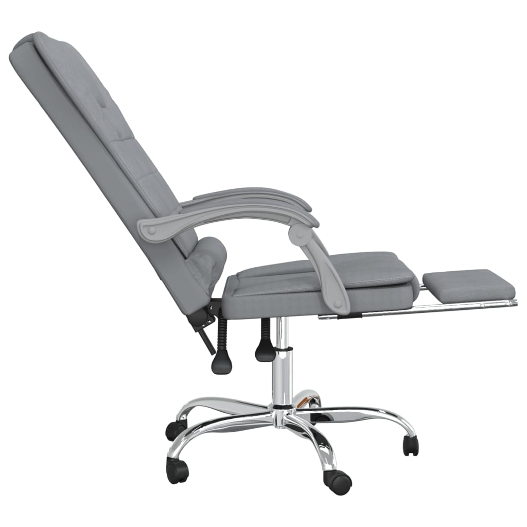 Silla de oficina Roca reclinable con altura ajustable 112,5-122x63x56 cm