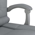 Silla de oficina Roca reclinable con altura ajustable 112,5-122x63x56 cm