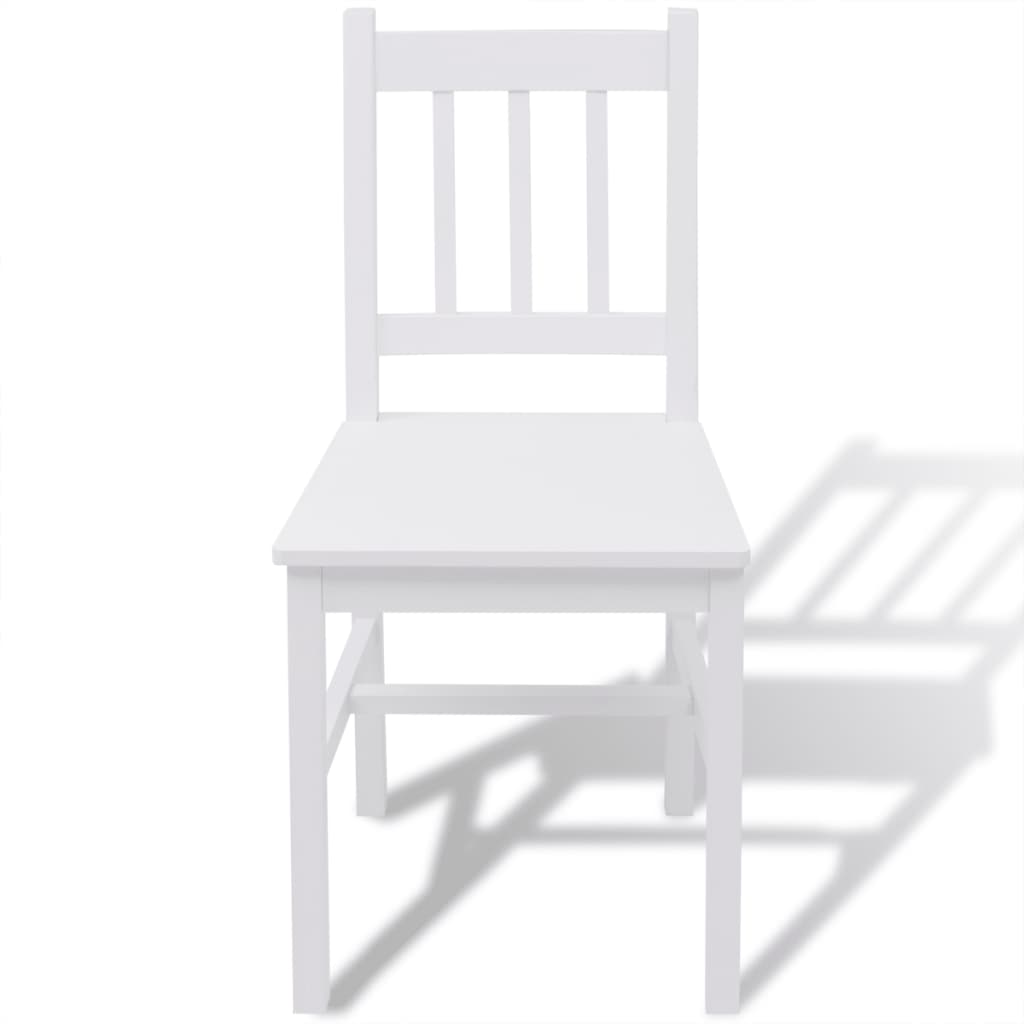 Conjunto de comedor Doleur 6 sillas + mesa madera de pino blanco