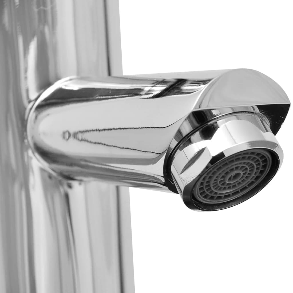 Conjunto de baño Dishio 11 piezas  con lavabo y grifo negro