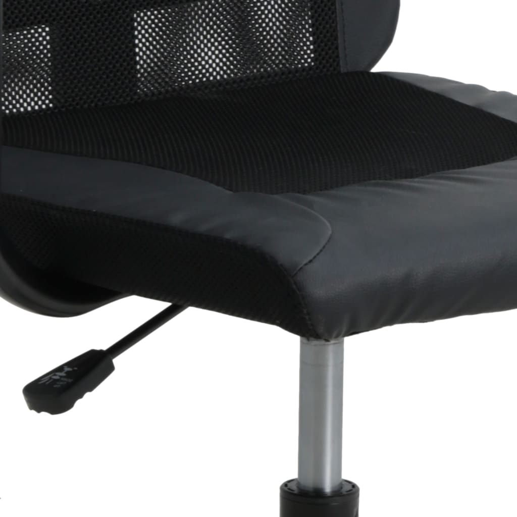 Silla de oficina Remo altura ajustable con reposabrazos negro 105-115x67x68 cm
