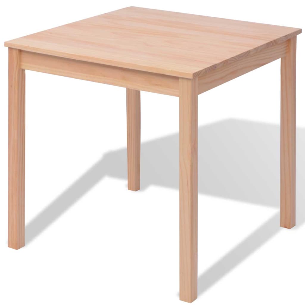 Conjunto de comedor Soho 2 sillas + mesa madera de pino natural