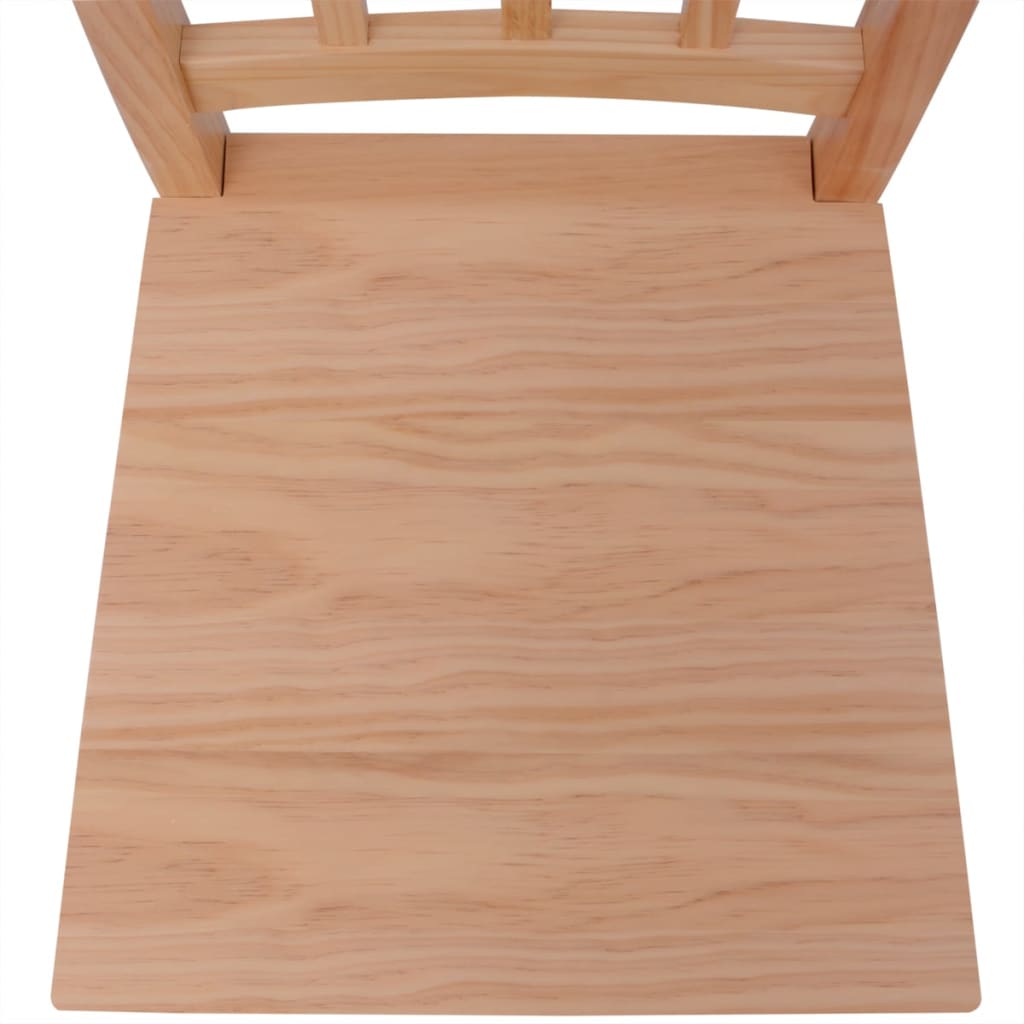Conjunto de comedor Soho 2 sillas + mesa madera de pino natural
