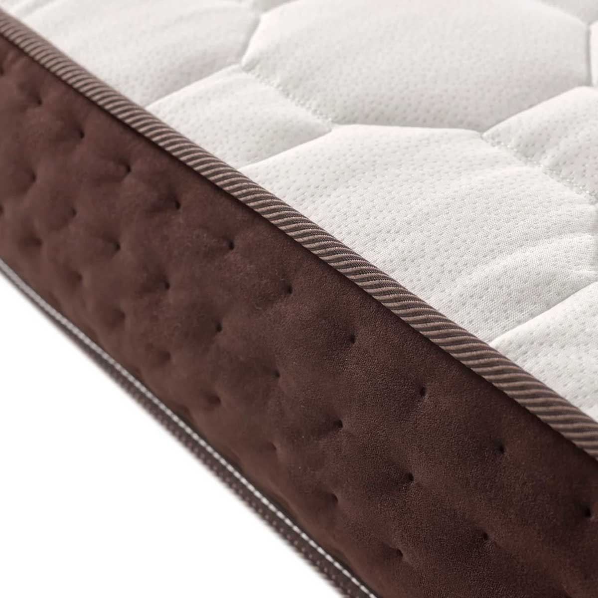 Colchón viscoelástico Visco Luxury Bamboo fibras de bambú blanco/marrón 20 cm 4