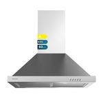 Campana piramidal Cecotec Bolero Flux PM 606500 Inox A 165W inox 60 cm