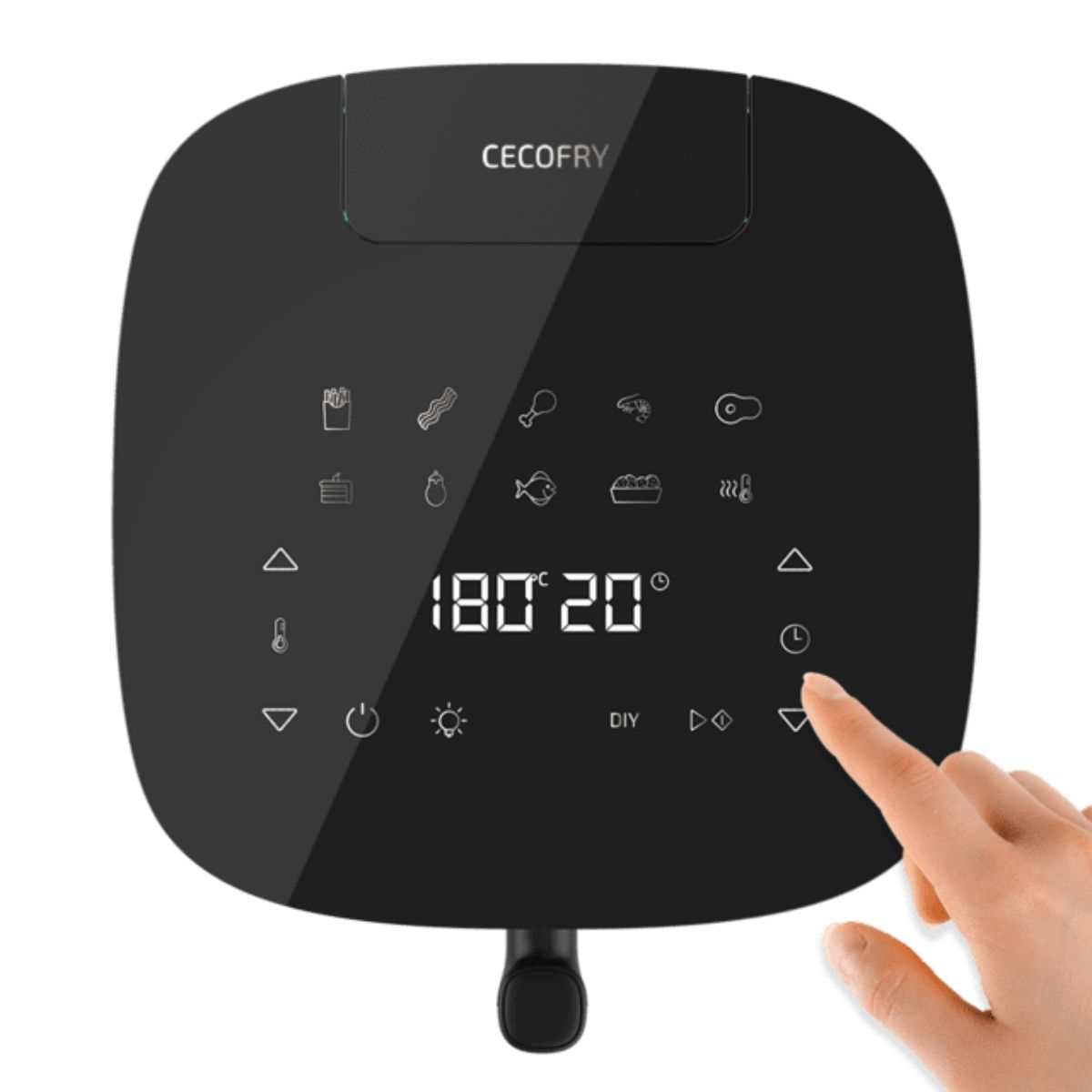 Freidora-de-aire-Cecotec-Cecofry-Neon-5000-5L-control-tactil-pulverizador-integrado
