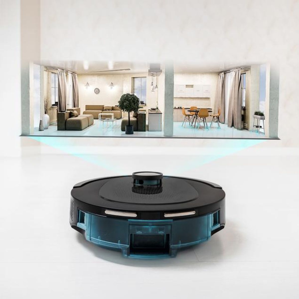 Robot-aspirador-Cecotec-Conga-8290-Immortal-Ultra-Power-Genesis-4-en-1-Wifi-con-App-negro-mapeo