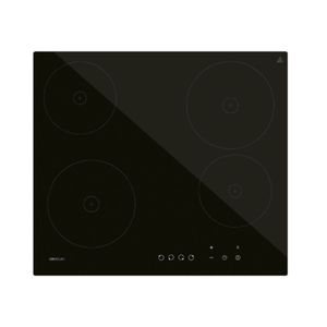 Placa vitrocerámica Cecotec Bolero Squad V 4001 4 fuegos 9 niveles 6000W negro 58 cm