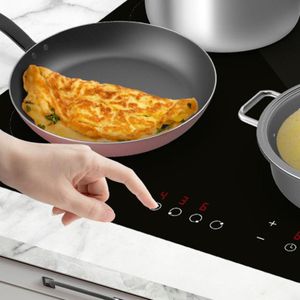 Placa vitrocerámica Cecotec Bolero Squad V 4001 4 fuegos 9 niveles 6000W negro 58 cm