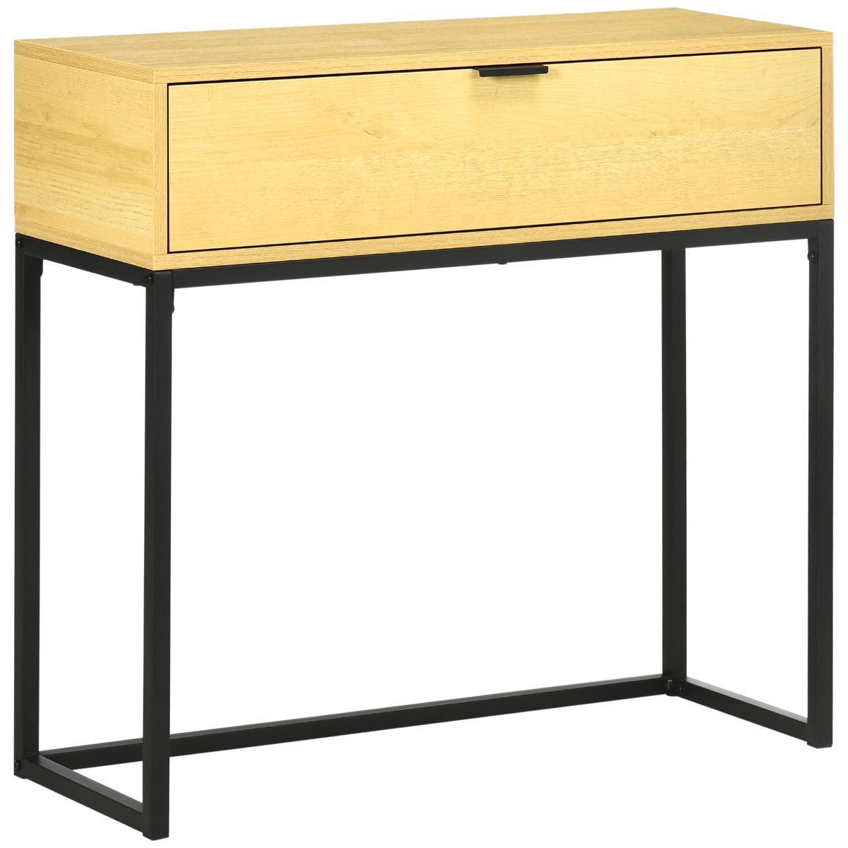 Recibidor November Homcom con cajón natural 76x80x30 cm