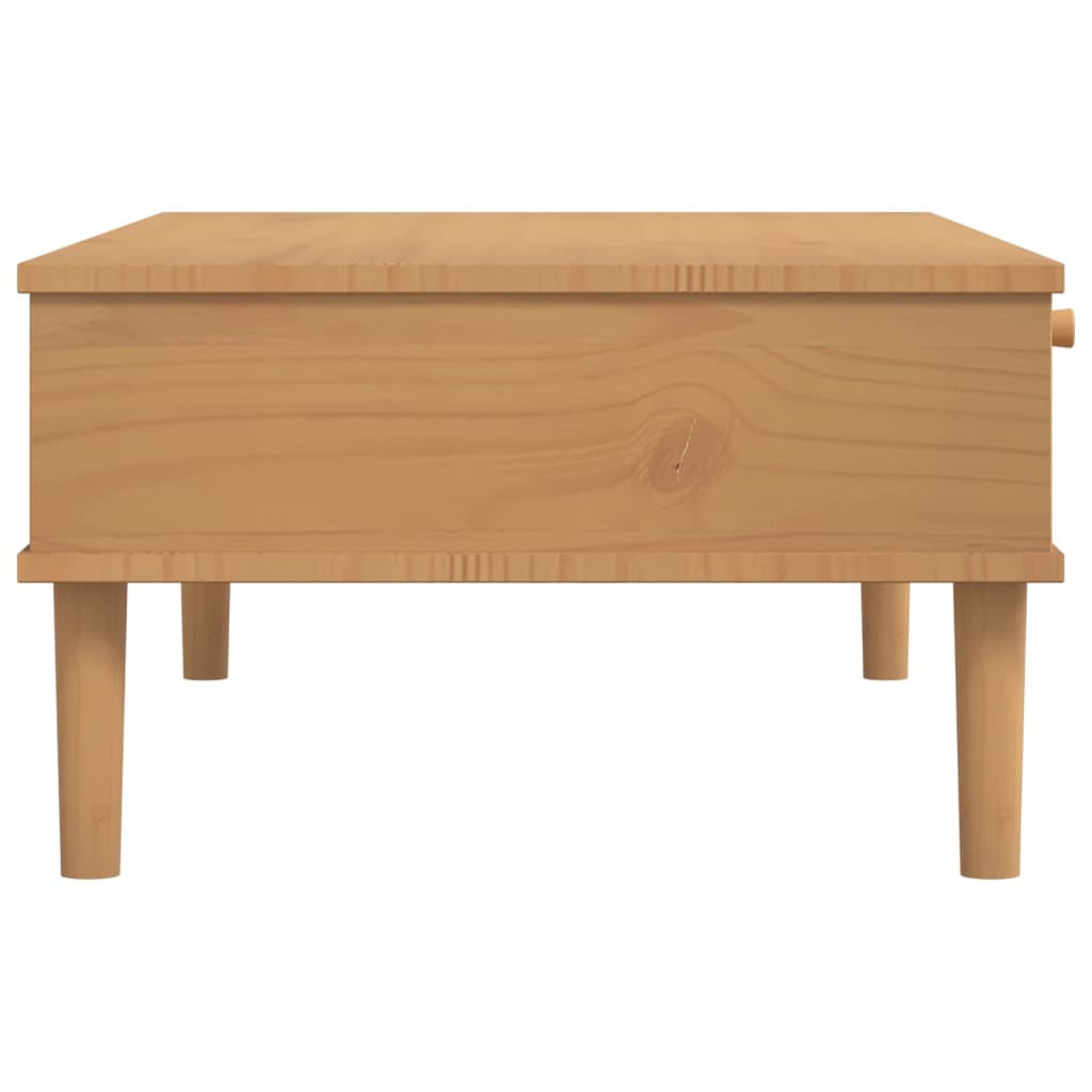 Mesa de centro Senja 1 cajón + 1 hueco natural 33x100x55 cm 7