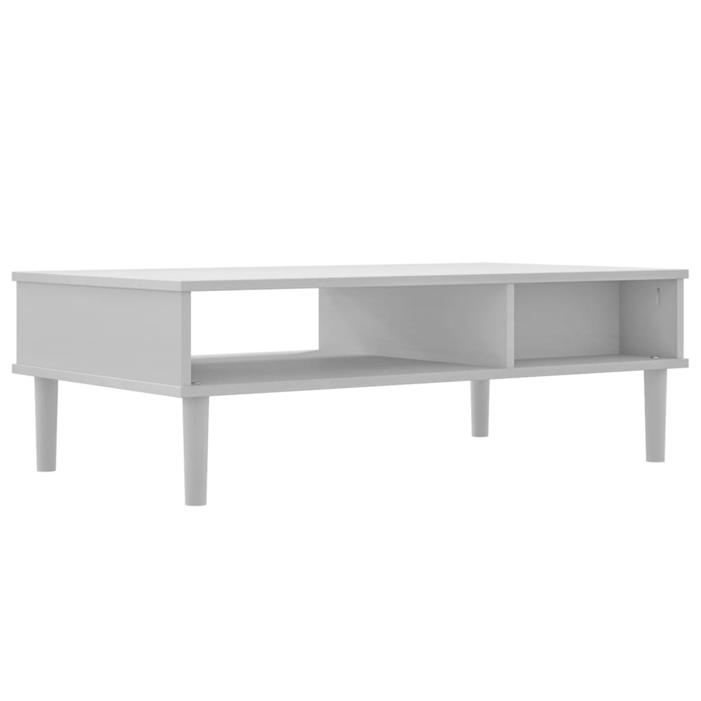 Mesa de centro Senja 1 cajón + 1 hueco blanco 33x100x55 cm 8