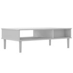 Mesa de centro Senja 1 cajón + 1 hueco blanco 33x100x55 cm 8