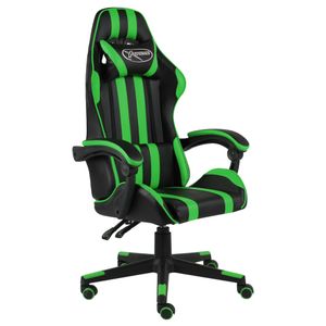 Silla gaming Louren altura regulable con reposacabezas 115-160x62x69 cm