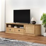 Mueble bajo de TV Vigo 2 cajones + 1 puerta natural 40x156x40 cm
