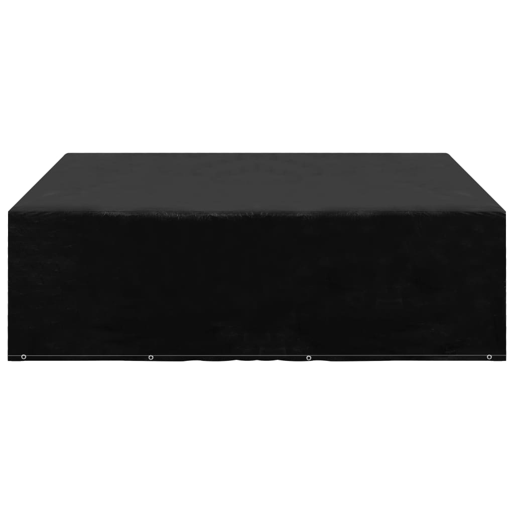 Funda para muebles de jardín aluminio negro 70x250x250 cm