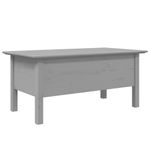 Mesa de centro Bodo 1 cajón gris 46x100x55 cm 6
