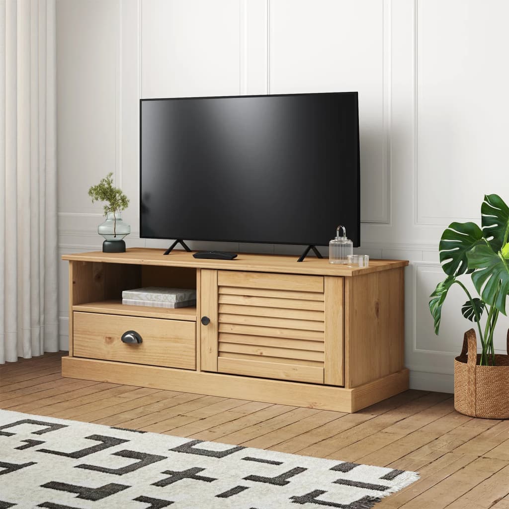 Mueble bajo de TV Vigo 1 cajón + 1 puerta natural 40x106x40 cm