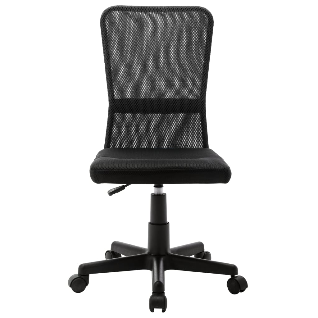 Silla de oficina Lirio altura regulable negro 90-100x44x52 cm