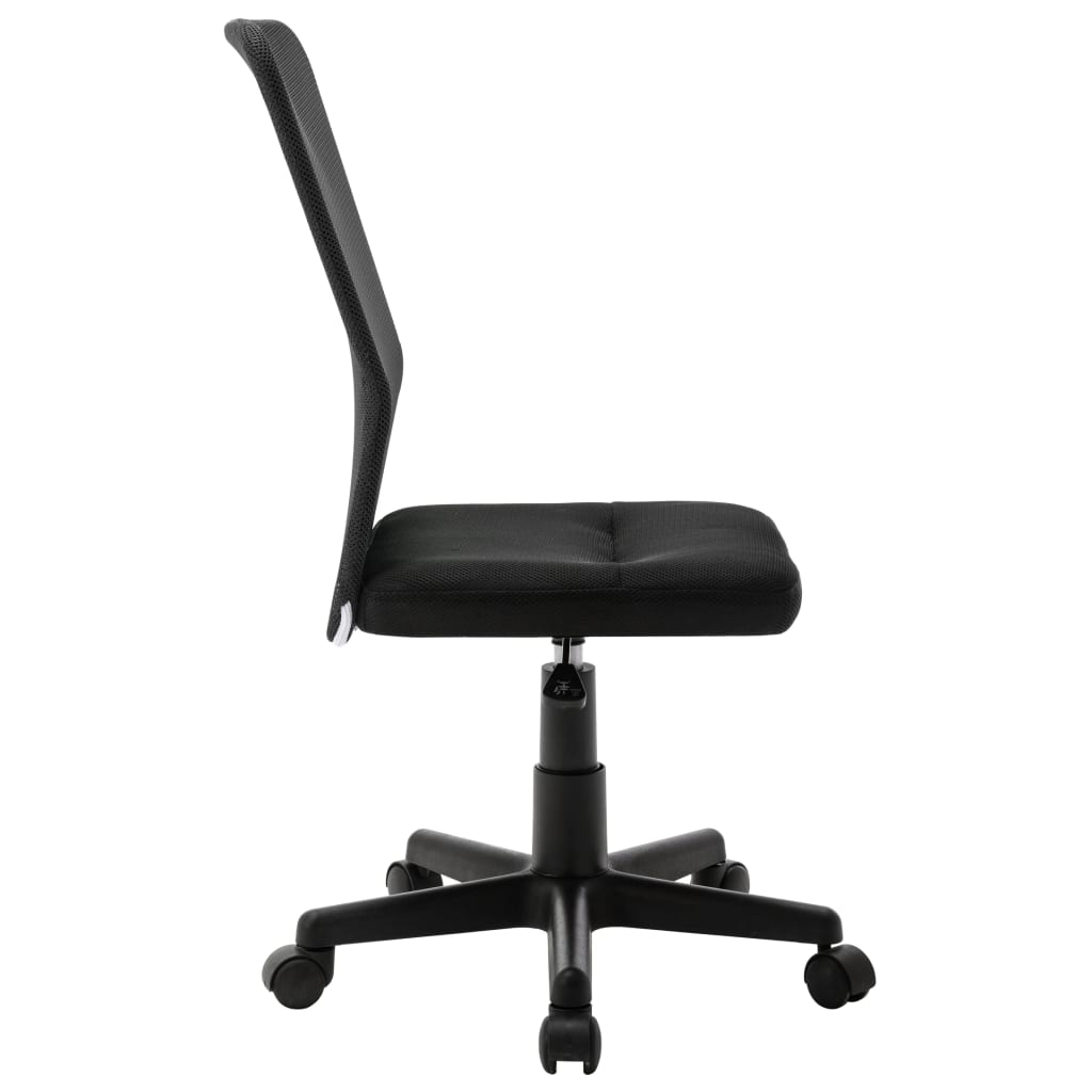 Silla de oficina Lirio altura regulable negro 90-100x44x52 cm
