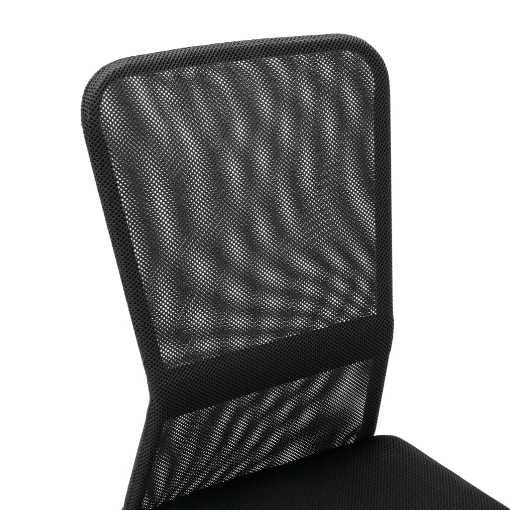 Silla de oficina Lirio altura regulable negro 90-100x44x52 cm