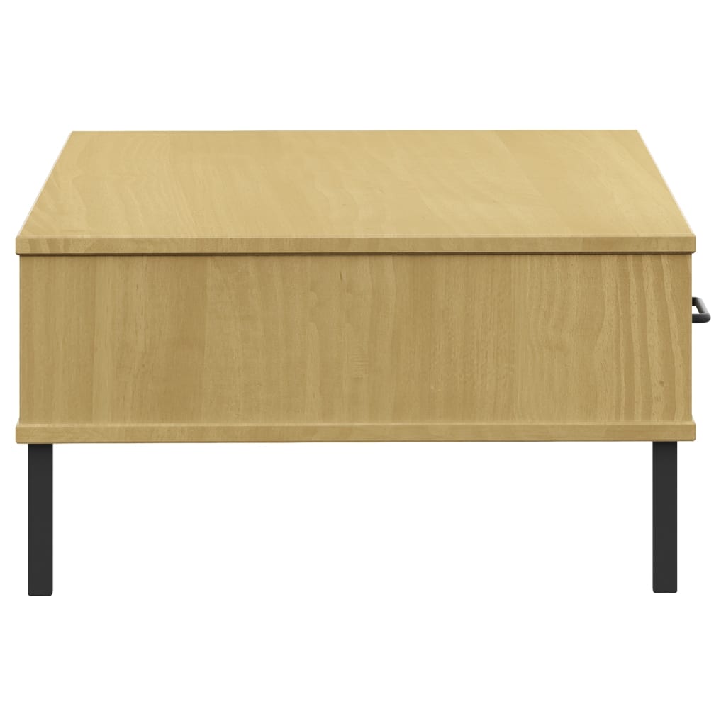 Mesa de centro Oslo 1 cajón marrón 29x100x55 cm 6