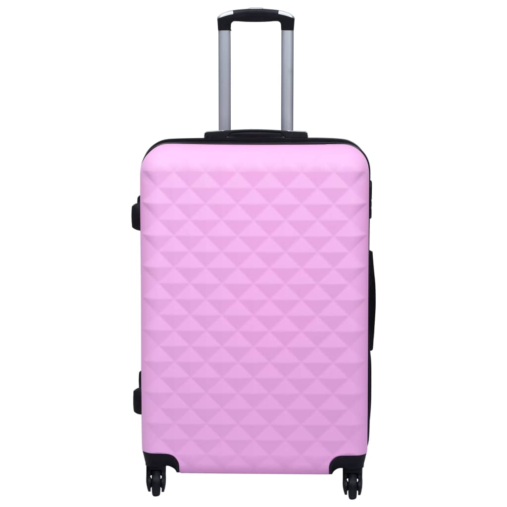 Set de maletas de viaje Riggi 3 piezas S/M/L rosa