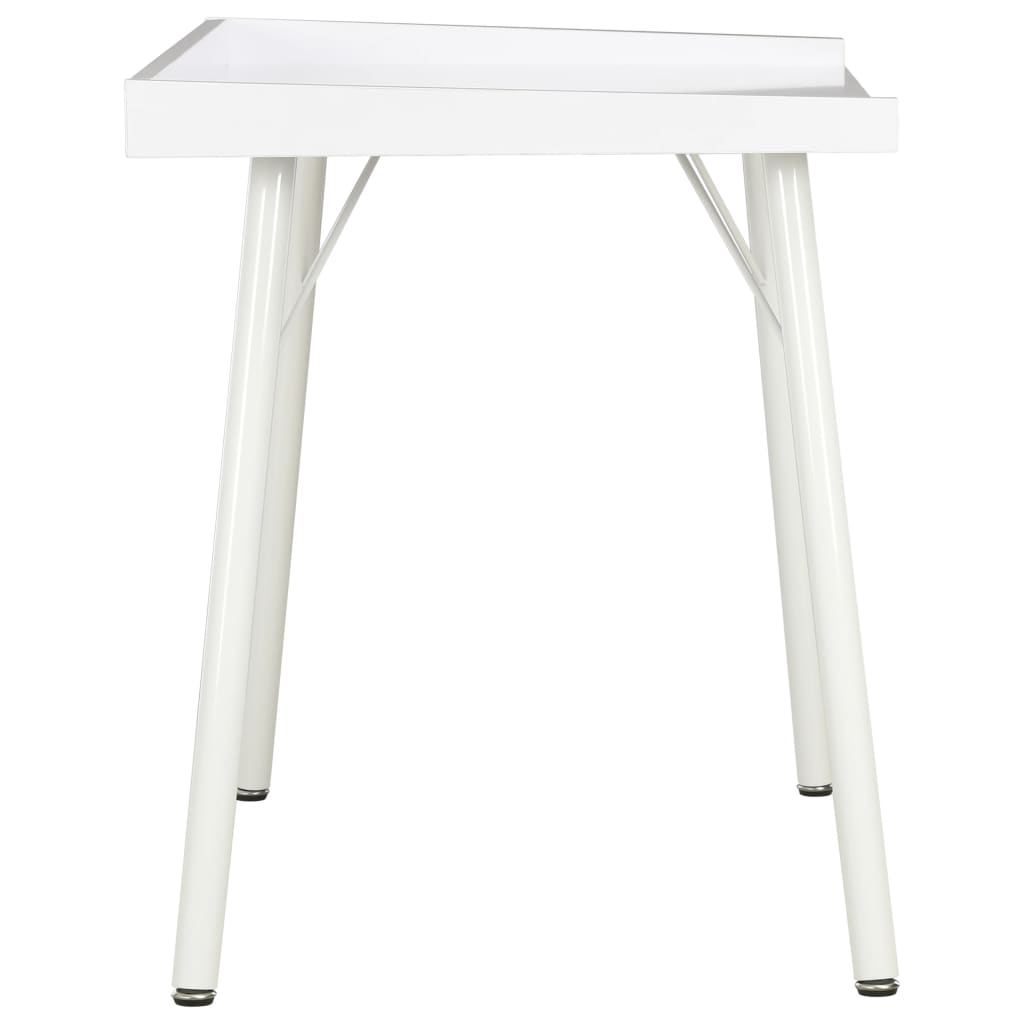 Escritorio Liulu patas acero blanco 79x90x50 cm
