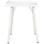 Escritorio Liulu patas acero blanco 79x90x50 cm