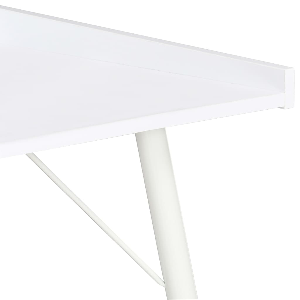 Escritorio Liulu patas acero blanco 79x90x50 cm