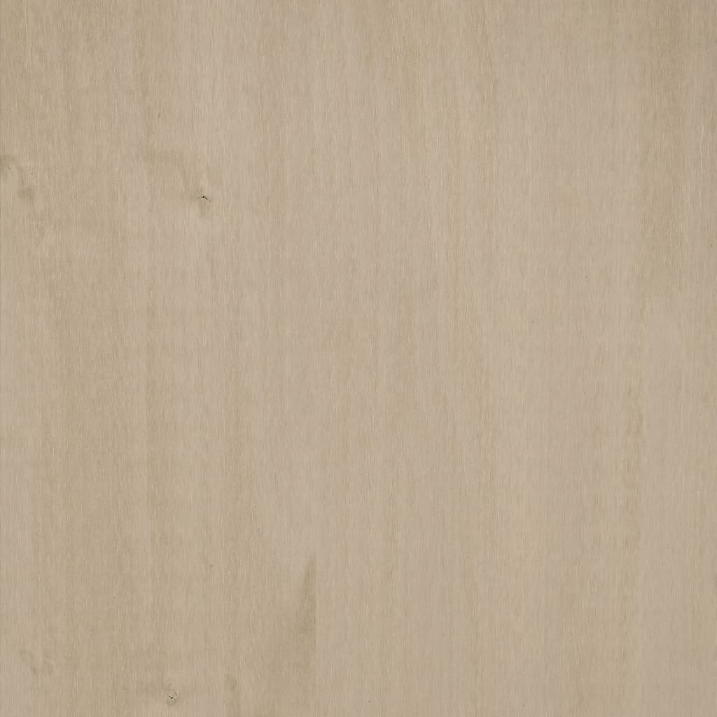 Aparador superior Hamar 3 niveles madera de pino marrón claro 100x90x30 cm
