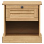 Mesita de noche Vigo 1 cajón + 1 hueco natural 42x42x35 cm 5