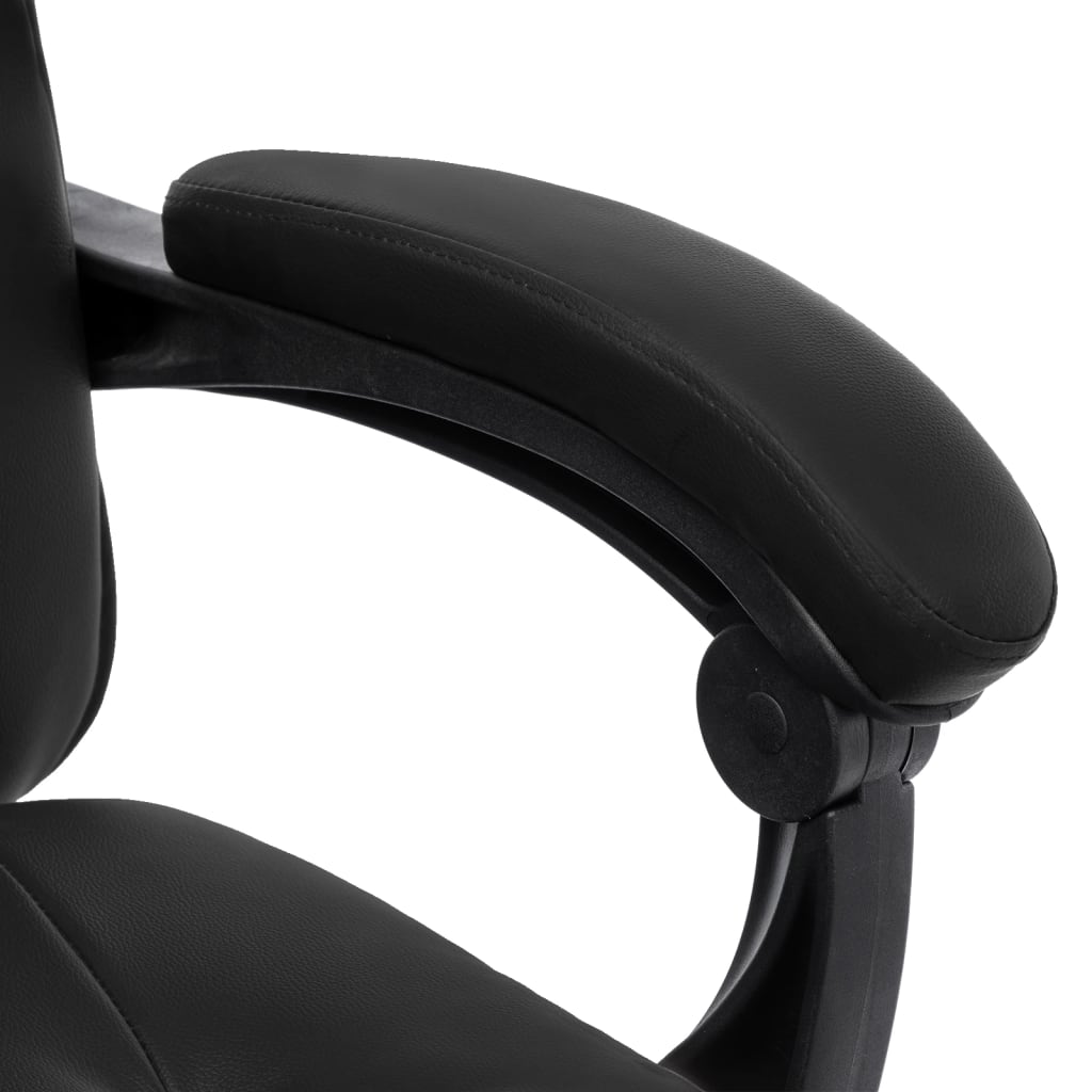 Silla de oficina Bloom función masaje reclinable con mando negro 113-120x64x68 cm