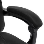 Silla de oficina Bloom función masaje reclinable con mando negro 113-120x64x68 cm