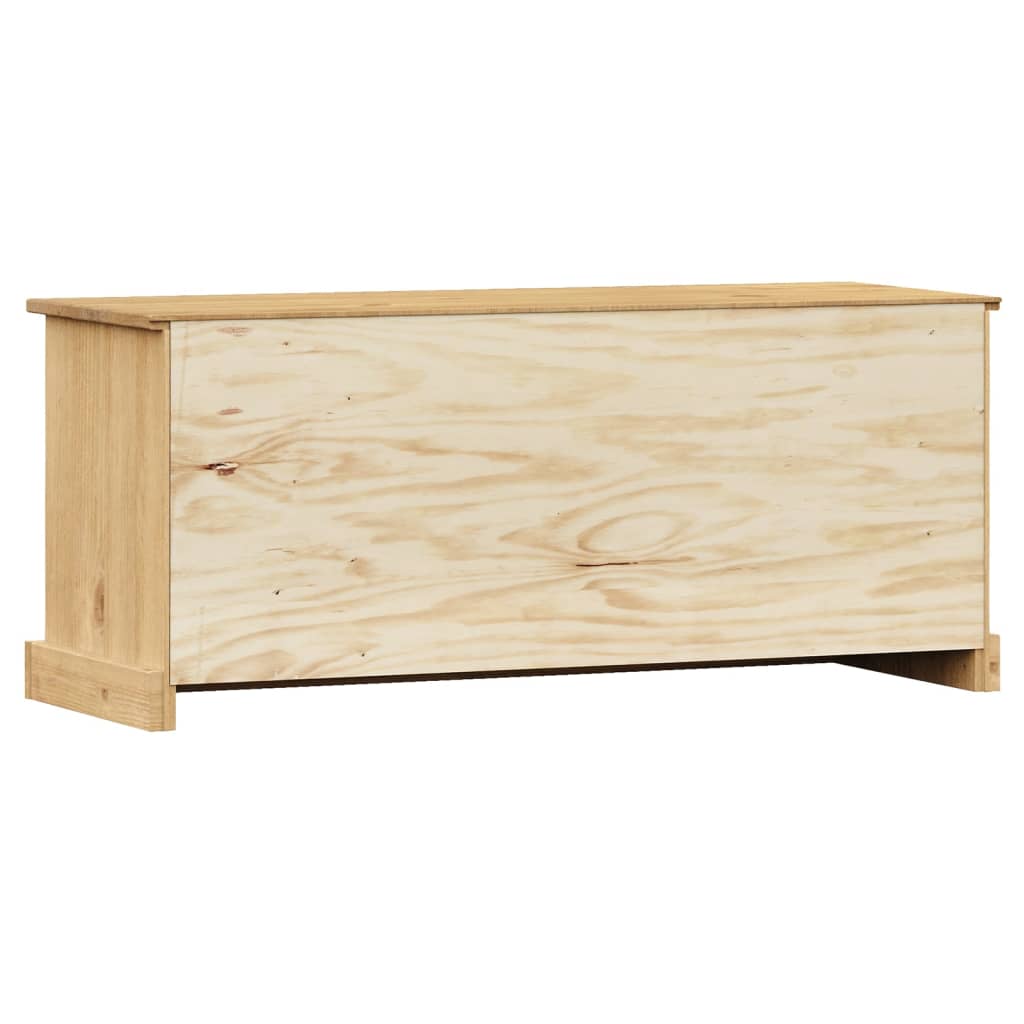 Banco zapatero Vigo 4 huecos + 2 puertas natural 45x106x35 cm 7