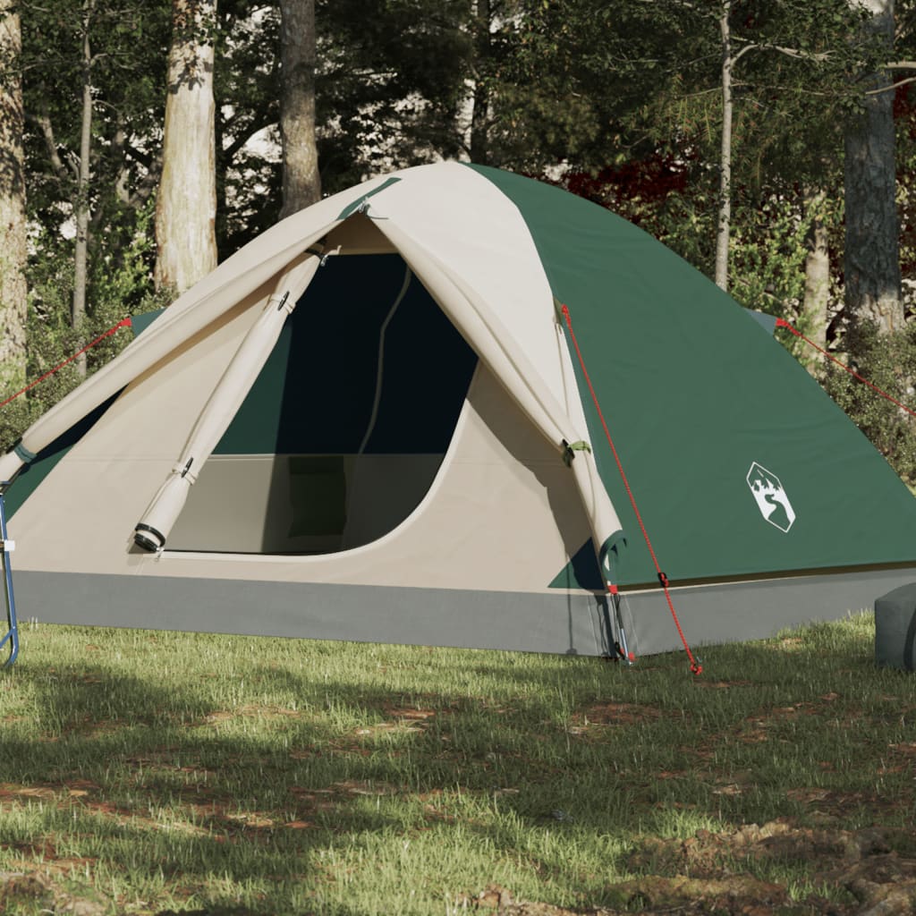 Tienda de campaña tipo iglú impermeable 3 personas verde 120 cm