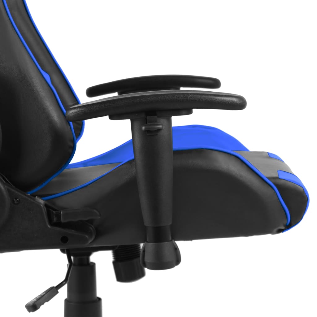 Silla gaming Kenssi altura ajustable reclinable azul 123-133x68x69 cm