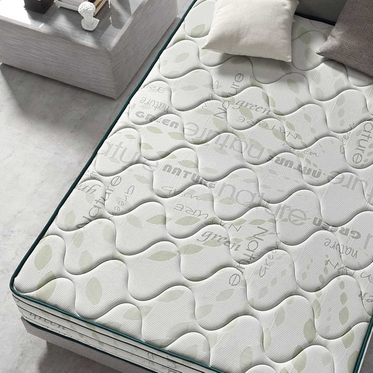 Colchón de muelles ensacados Green Natura visco beige 30 cm 3