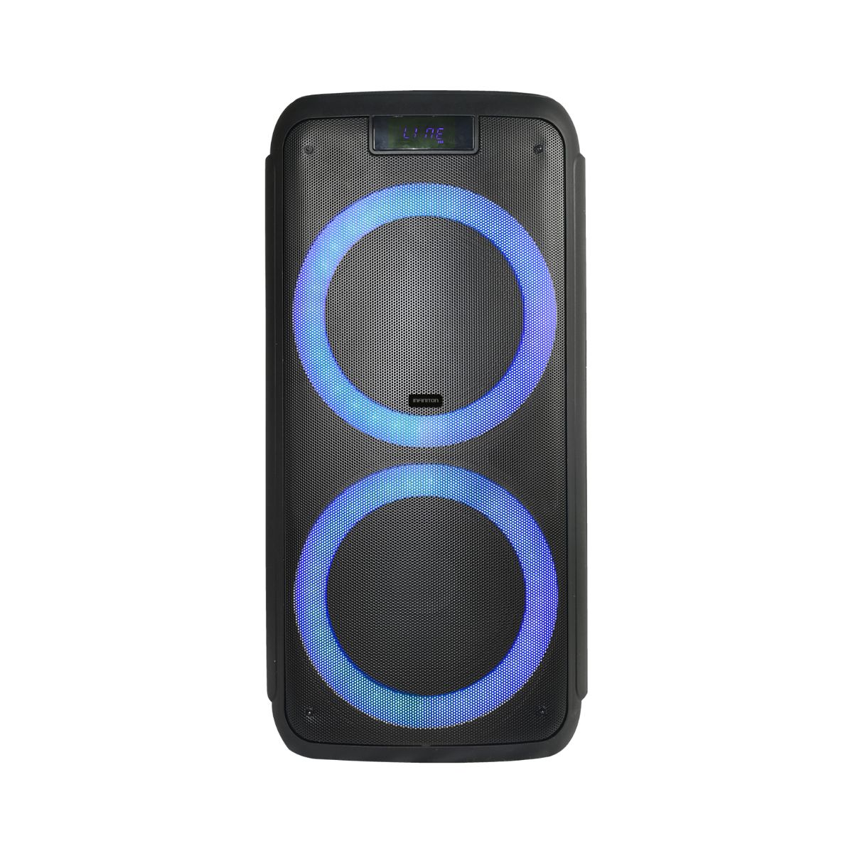 Altavoz-portatil-Infiniton-Party-EQ20-180W-con-luz-LED-bluetooth-negro-66-cm