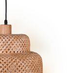 Lampara-de-techo-Bora-Bel-Air-40W-altura-regulable-madera-Ø30-cm-detalle