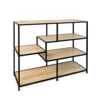 Consola-MOA-Vinthera-5-estantes-negro-natural-90x100x34-cm