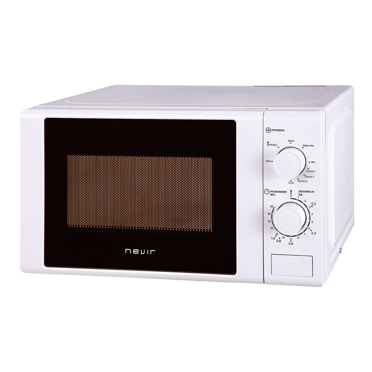 Microondas con grill Nevir NVR-6201MG 1000W 20L blanco